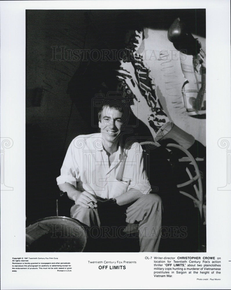 1988 Press Photo Christopher Crowe in &quot;Off Limits&quot; - Historic Images