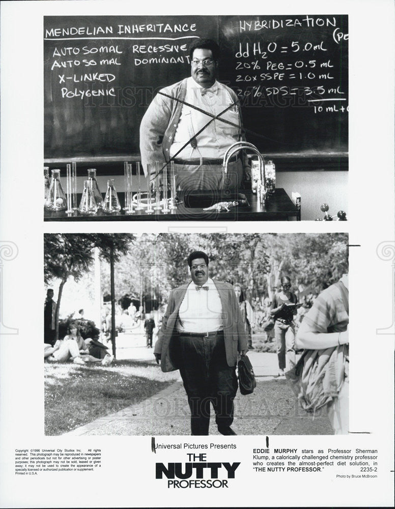 1996 Press Photo of Eddie Murphy in &quot;The Nutty Professor&quot; - Historic Images