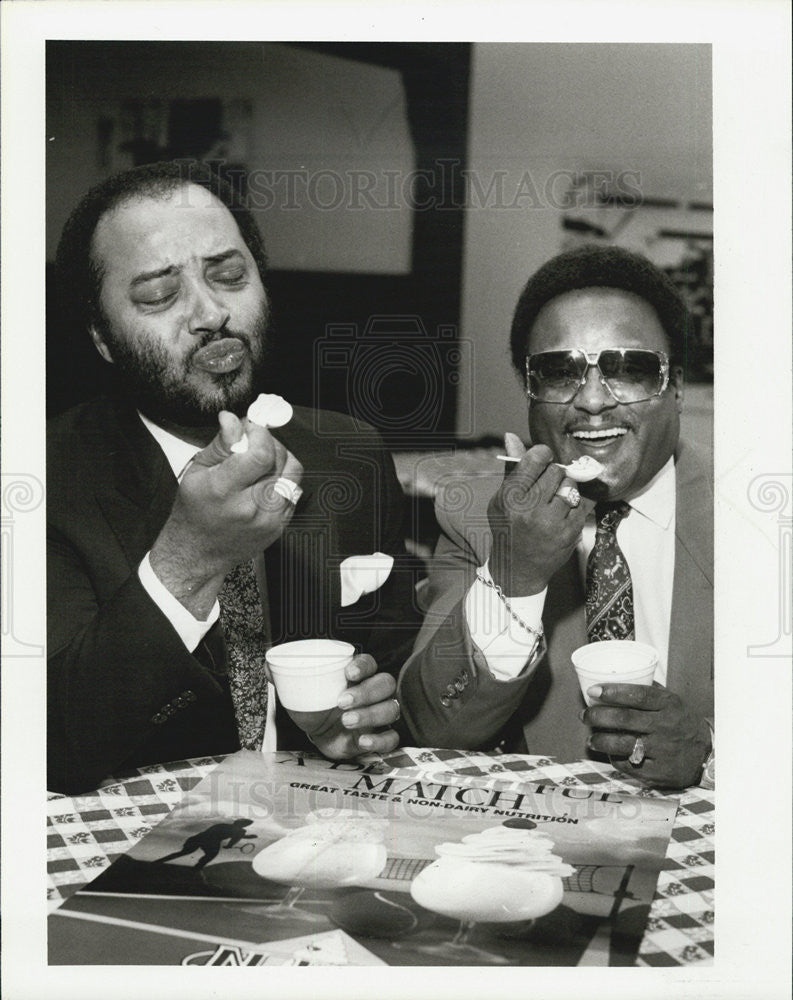 1986 Press Photo William Quest &amp; Edward Patten - Historic Images