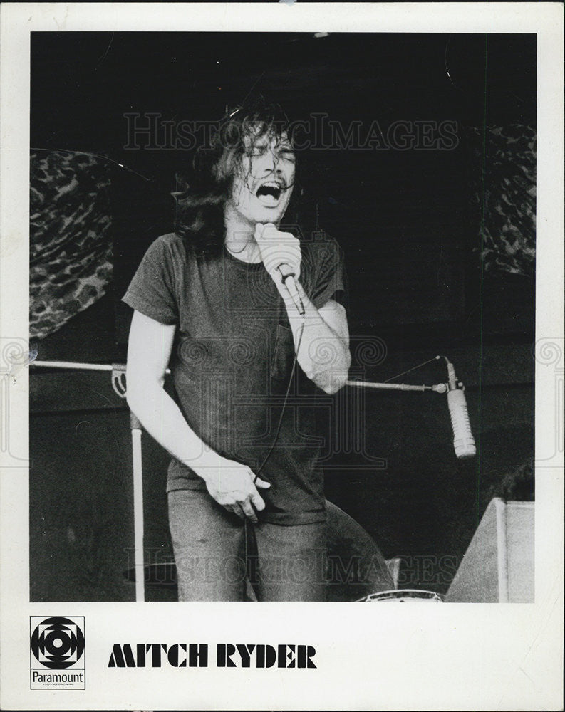 1971 Press Photo Singer Mitch Ryder - Historic Images