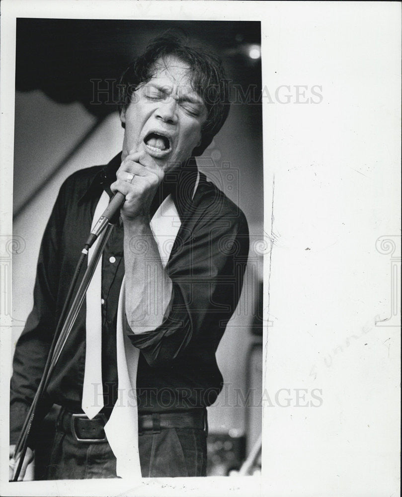 1978 Press Photo Singer Mitch Ryder - Historic Images