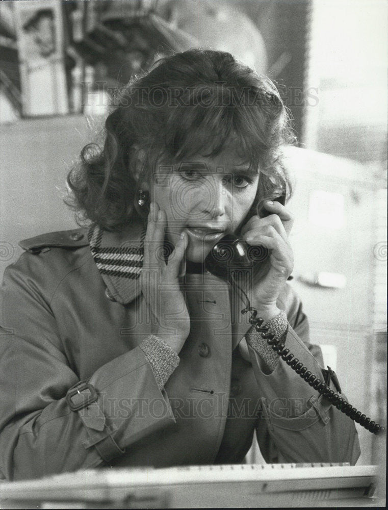 1987 Press Photo of Canadian-American Actress Margot Kidder. - Historic Images