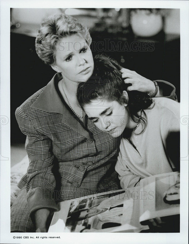 1990 Press Photo Sharon Gless/Actress/Rieffel/Trials Of Rosie O&#39;Neill - Historic Images