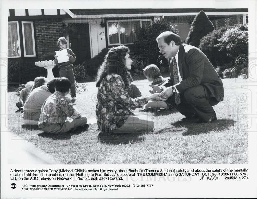 1991 Press Photo Michael Chiklis &quot;The Commish&quot; - Historic Images