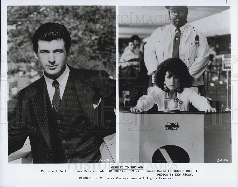 1988 Press Photo Alec Baldwin in &quot;Married to the Mob&quot; - Historic Images