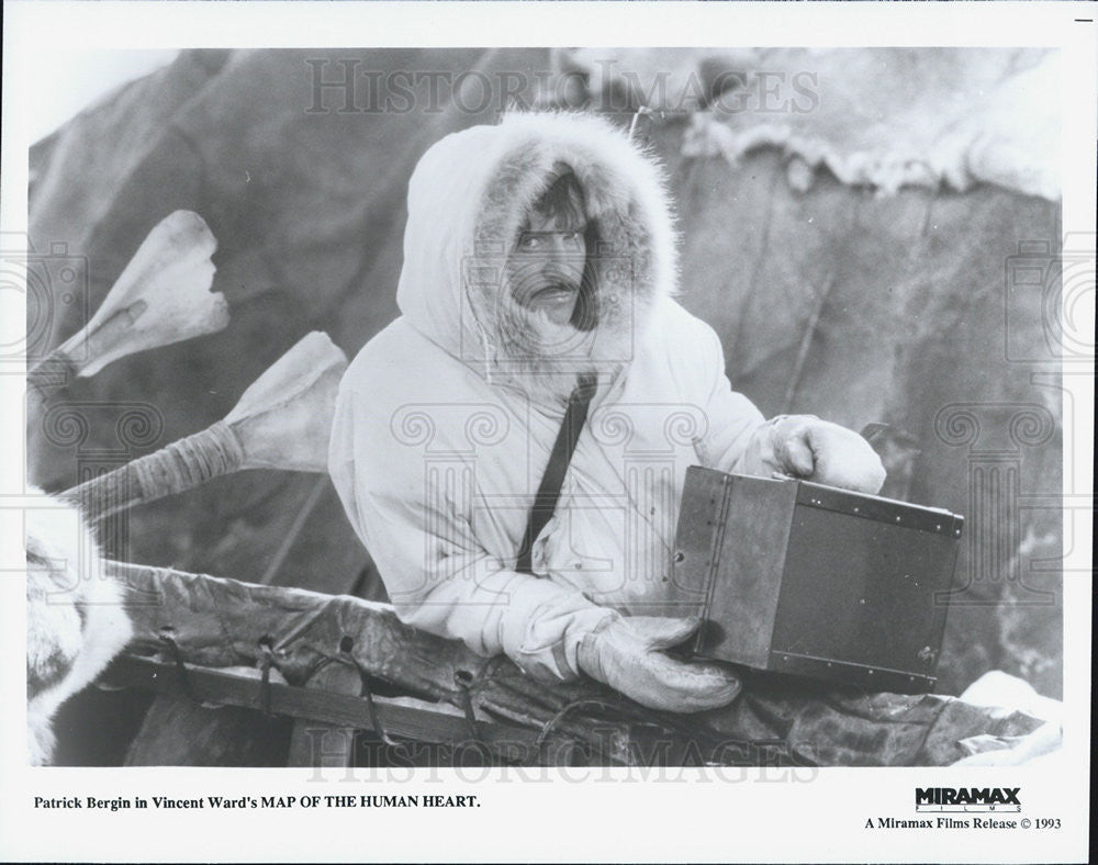 1993 Press Photo Actor Patrick Bergin Starring In &quot;Map Of The Human Heart&quot; - Historic Images