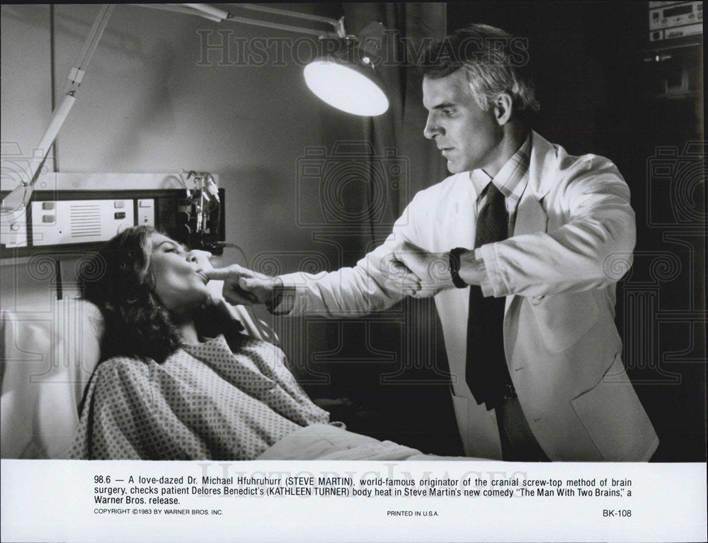 1983 Press Photo Steve Martin in &quot;The Man with Two Brains&quot; - Historic Images