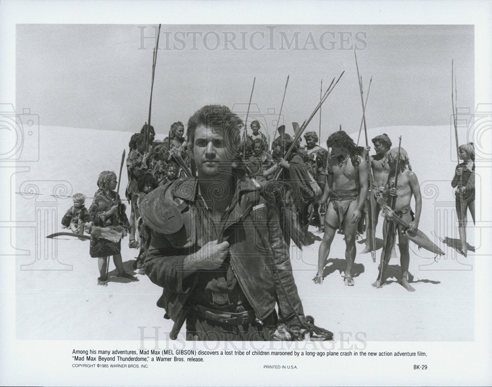 1985 Press Photo Mel Gibson in &quot;Mad Max&quot; - Historic Images