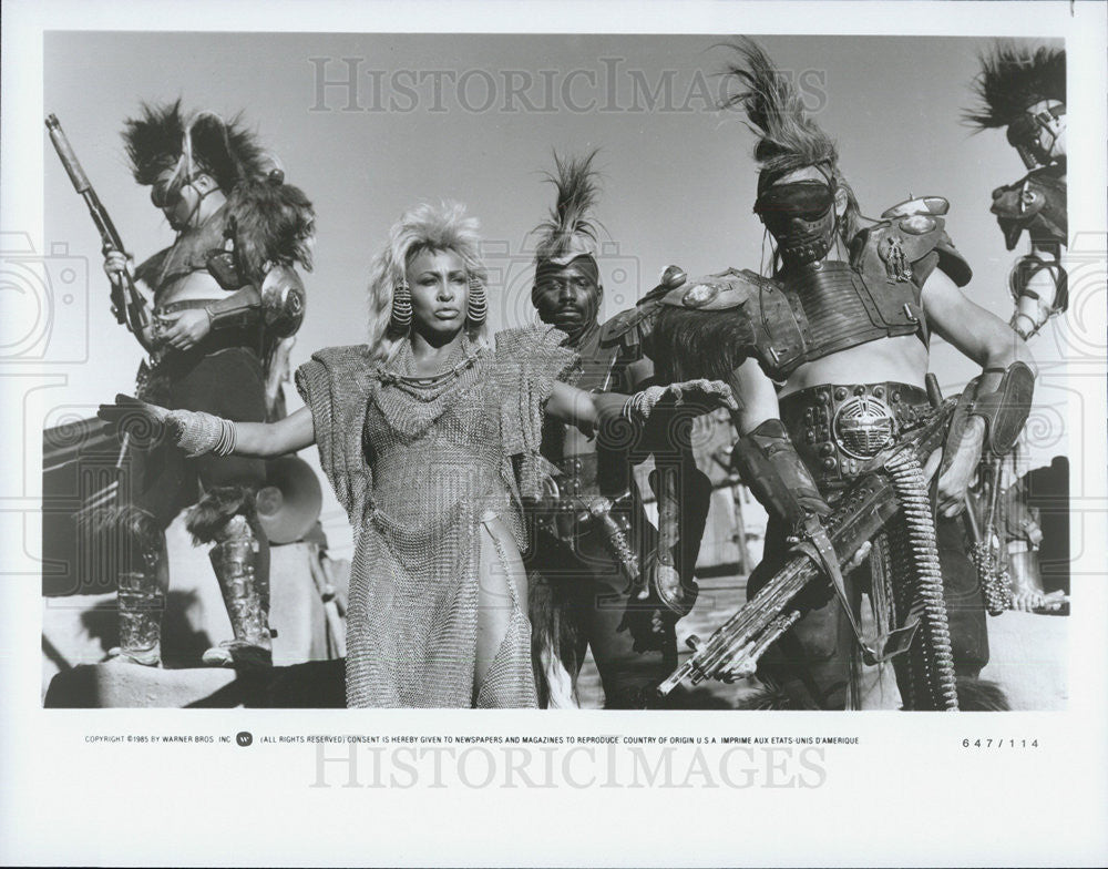 1985 Press Photo Tina Turner in &quot;Mad Max&quot; - Historic Images