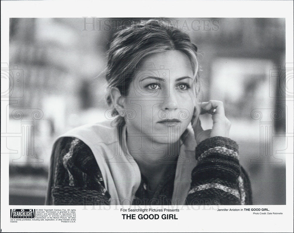 2002 Press Photo Actress Jennifer Aniston Starring In &quot;The Good Girl&quot; - Historic Images