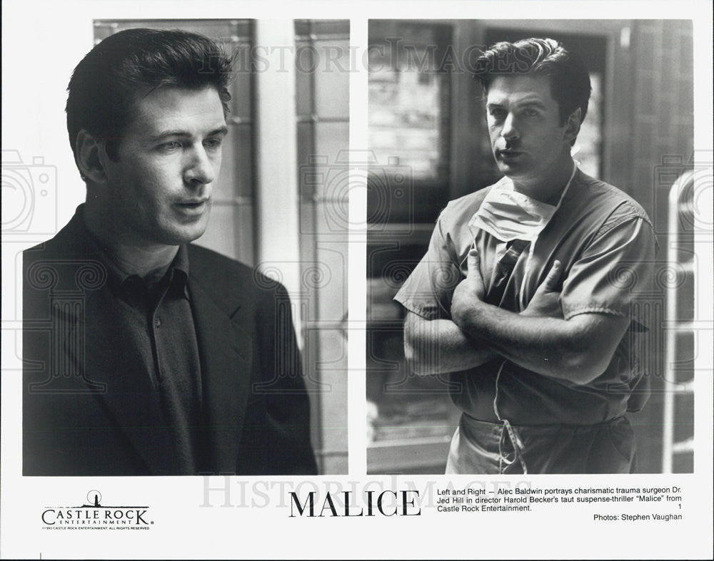 Press Photo Alec Baldwin in &quot;Malice&quot; - Historic Images