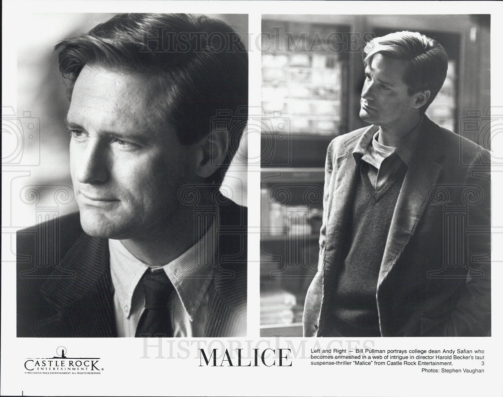 Press Photo Bill Pullman, Andy Satian in &quot;Malice&quot; - Historic Images