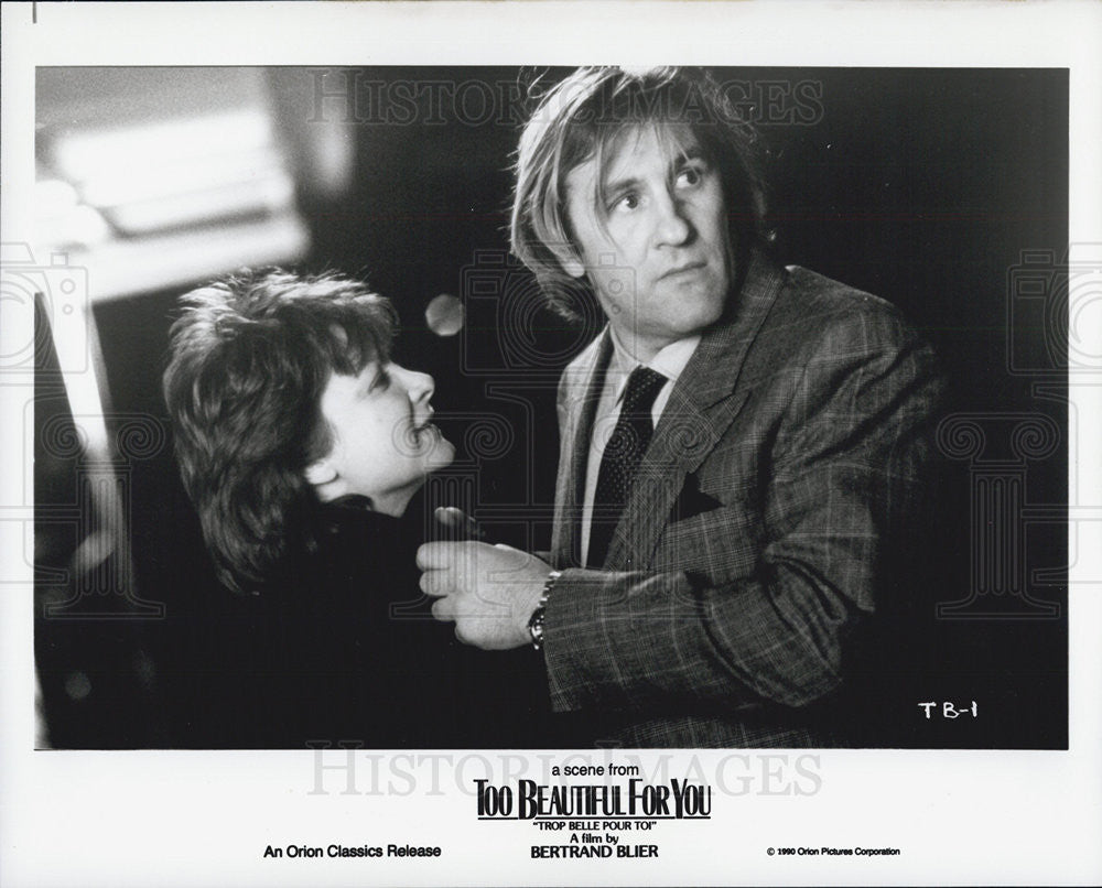 1990 Press Photo Scene from &quot;Too Beautiful for You&quot; - Historic Images