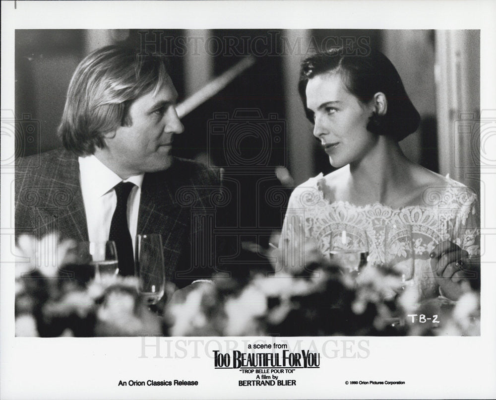 1990 Press Photo &quot;Girard Depardieu, Josaine Balasko - Historic Images