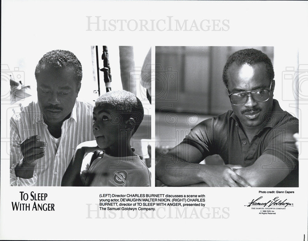 1990 Press Photo Film To Sleep with Anger Director Charles Burnett - Historic Images