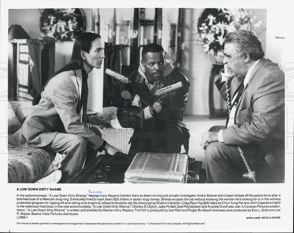 Press Photo Keenen Ivory Wayans, Craig Ryan Ng, John Capodice - Historic Images