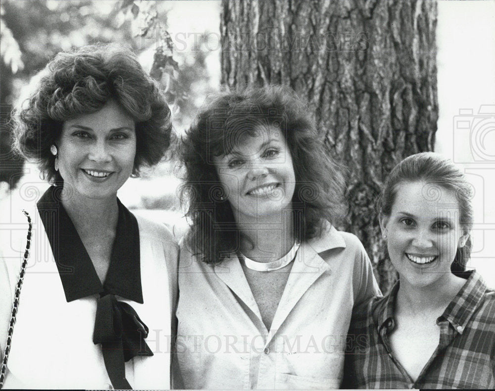 1986 Press Photo CBS Marsha Mason Little Miss Perfect Schoolbreak Special - Historic Images