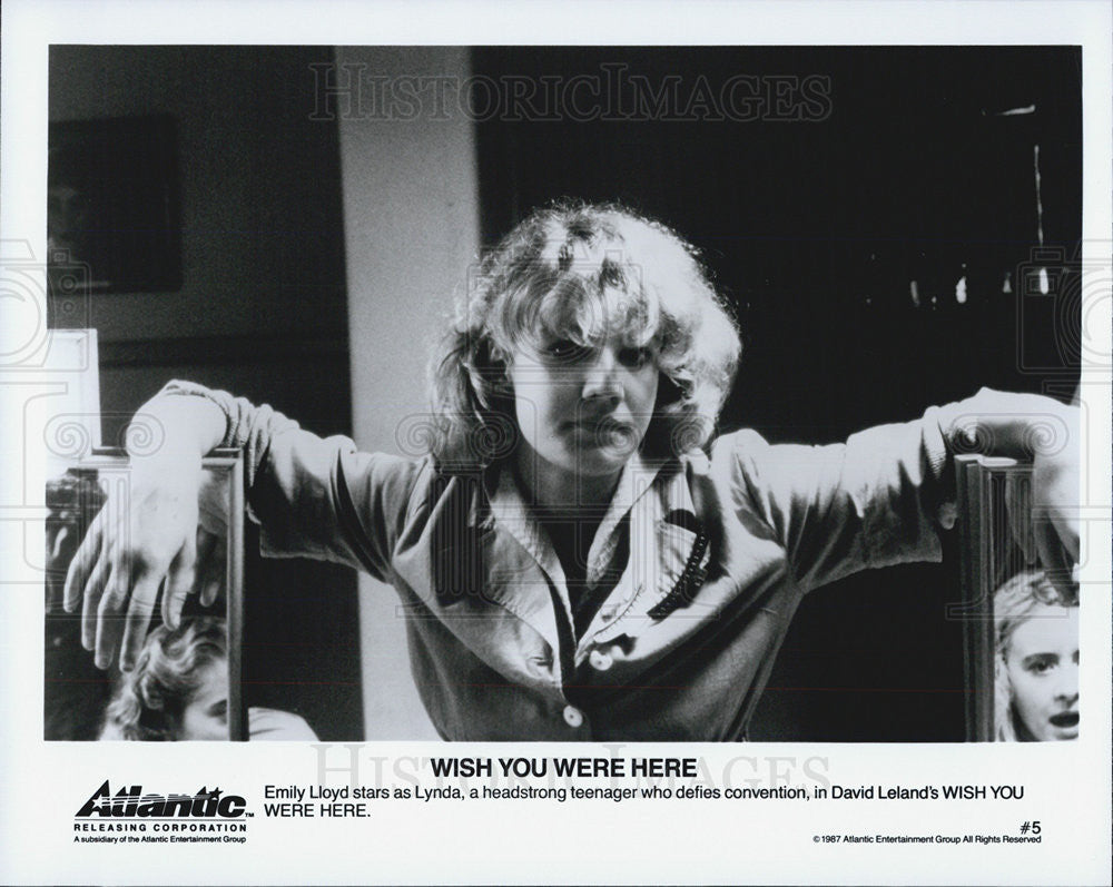 1987 Press Photo Emily Lloyd Stars As Lynda In &quot;Wish You Were Here&quot; - Historic Images