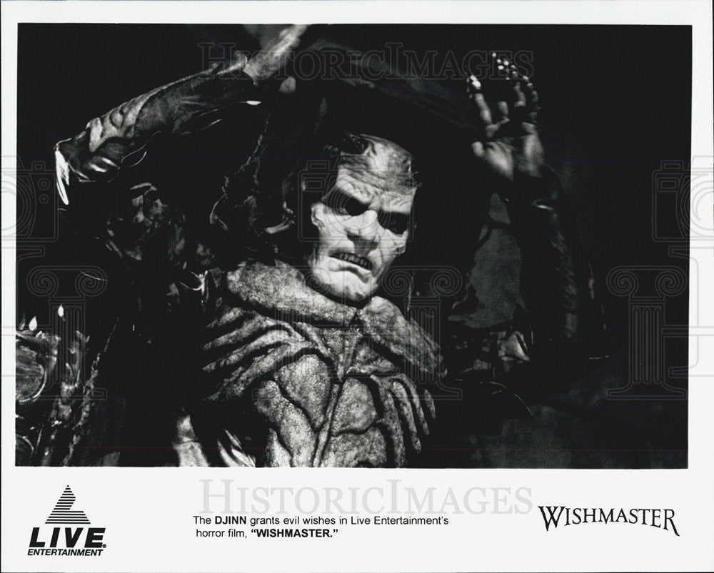 Press Photo The Djinn Grants Evil Wishes In the Horror Film &quot;Wishmaster&quot; - Historic Images