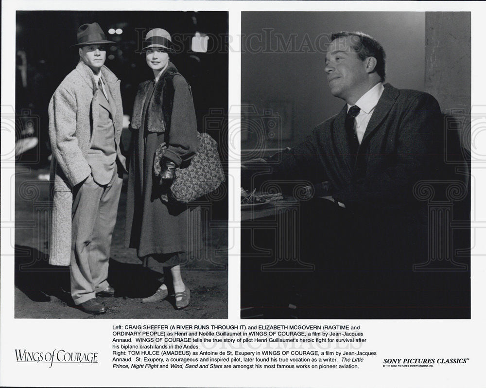 Press Photo Actor Craig Sheffer and Elizabeth McGovern - Historic Images