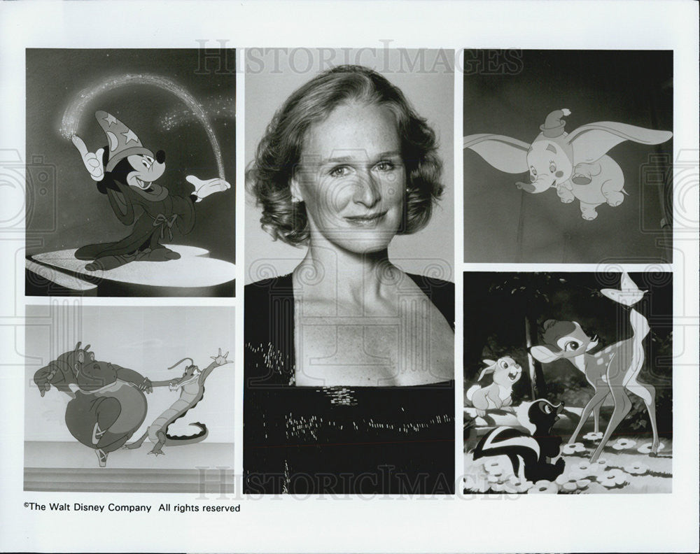 1993. Press Photo Glenn Close Actress Best Disney Music Series Mickey Mouse - Historic Images