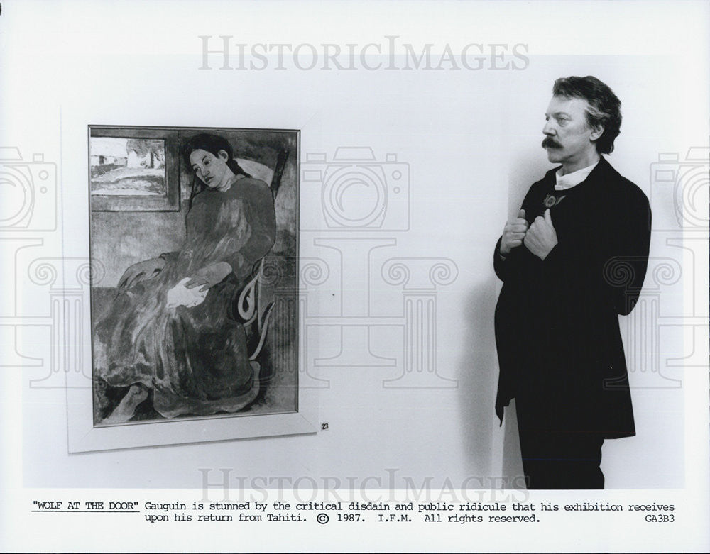 1987 Press Photo Artist Gauguin - Historic Images