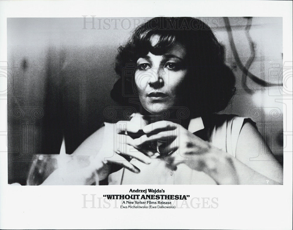 Press Photo Ewa Michalowski stars in &quot;Without Anesthesia&quot; - Historic Images