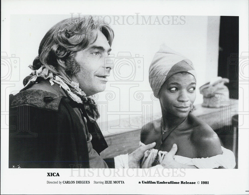 1981 Press Photo Zeze Motta In &quot;Xica&quot; - Historic Images