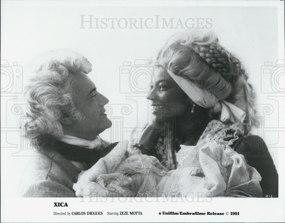 1981 Press Photo Zeze Motta in &quot;Xica&quot; - Historic Images