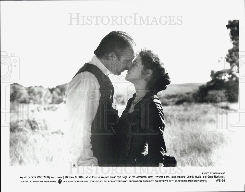 1994 Press Photo Kevin Costner in &quot;Wyatt Earp&quot; - Historic Images