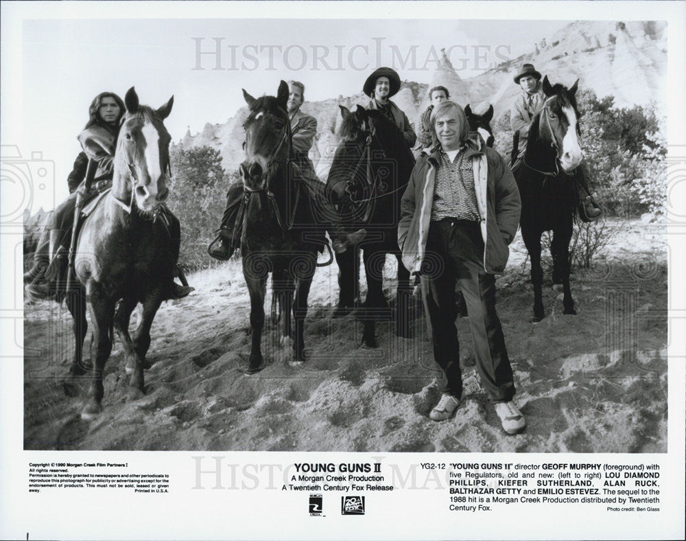 1990 Press Photo Keifer Sutherland in &quot;Young Guns 2&quot; - Historic Images