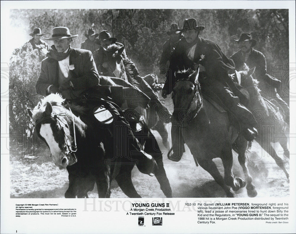 1990 Press Photo  Keifer Sutherland in &quot;Young Guns 2&quot; - Historic Images