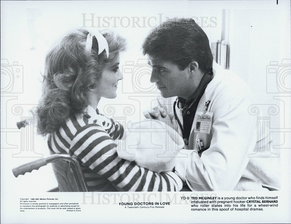 Press Photo Ted McGinley in Young Doctors In Love - Historic Images