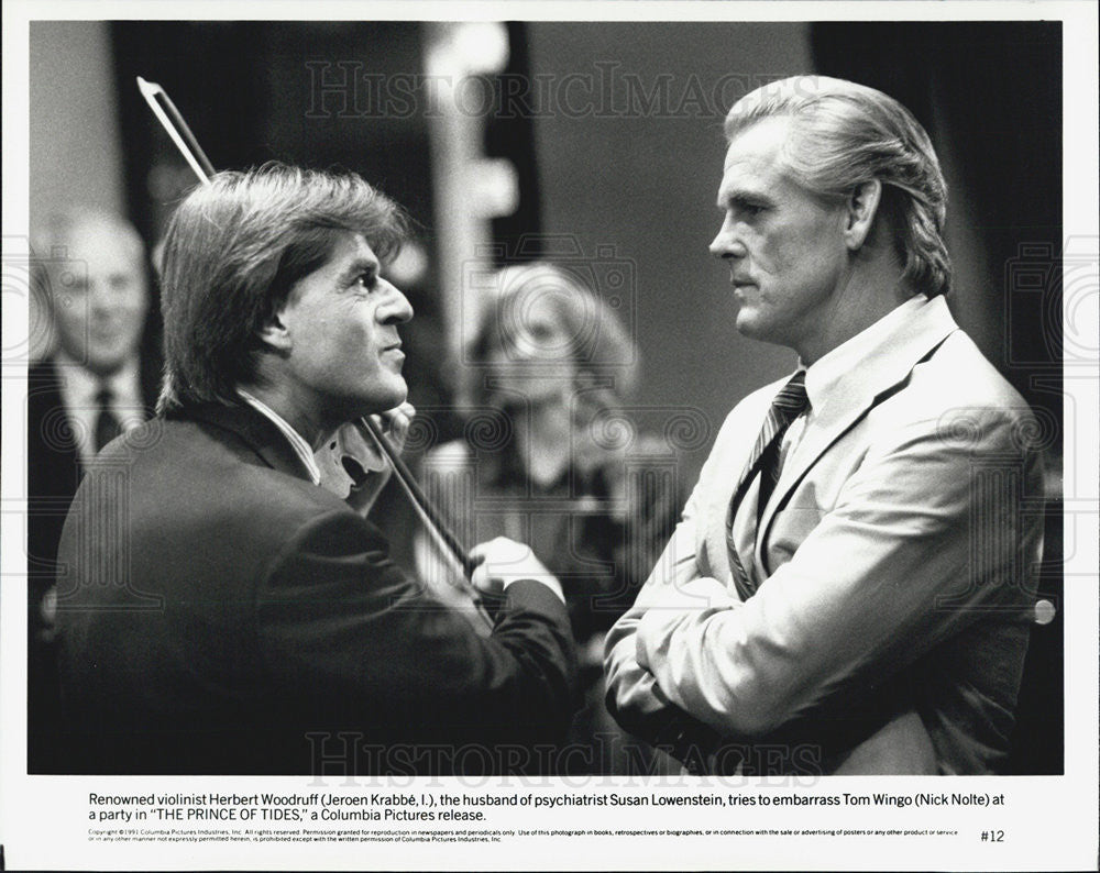 Press Photo Jerome Krabbe and Nick Nolte in The Prince Of Tides - Historic Images