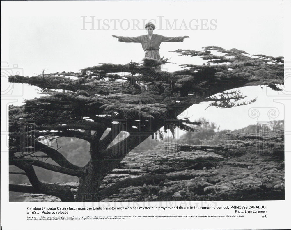 1994 Press Photo Phoebe Cates stars in &quot;Princess Caraboo&quot; - Historic Images