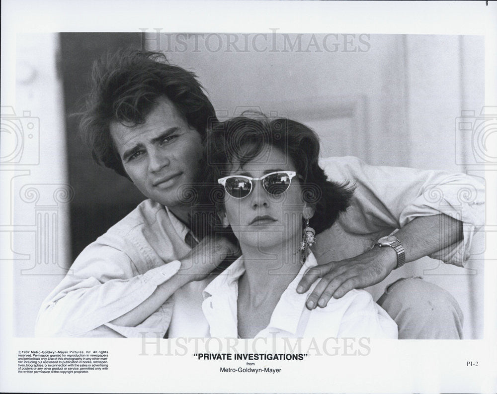 1987 Press Photo From a scene in MGM&#39;s movie &quot;Private Investigations&quot; - Historic Images