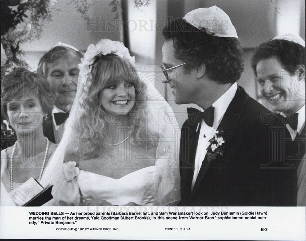 Press Photo Goldie Hawn and Albert Brooks in Private Benjamin - Historic Images