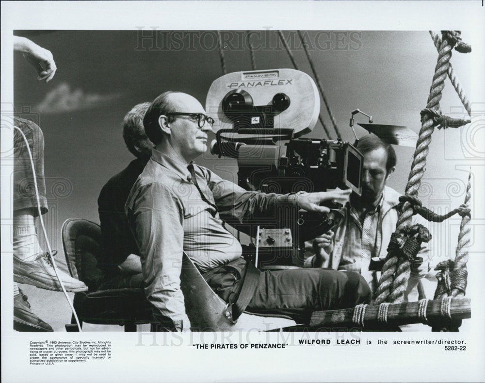 1983 Press Photo Wilford Leach, Screenwriter/ Director &quot;The Pirates Of Penzance&quot; - Historic Images