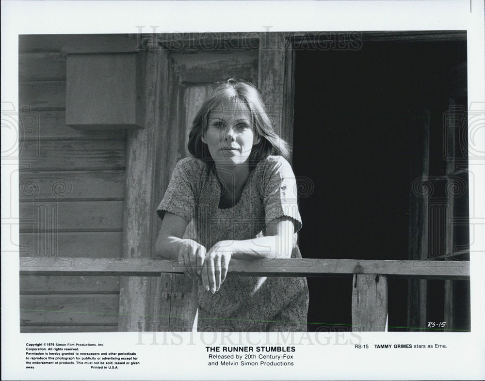 1979 Press Photo Tammy Grimes in &quot;The Runner Stumbles&quot; - Historic Images