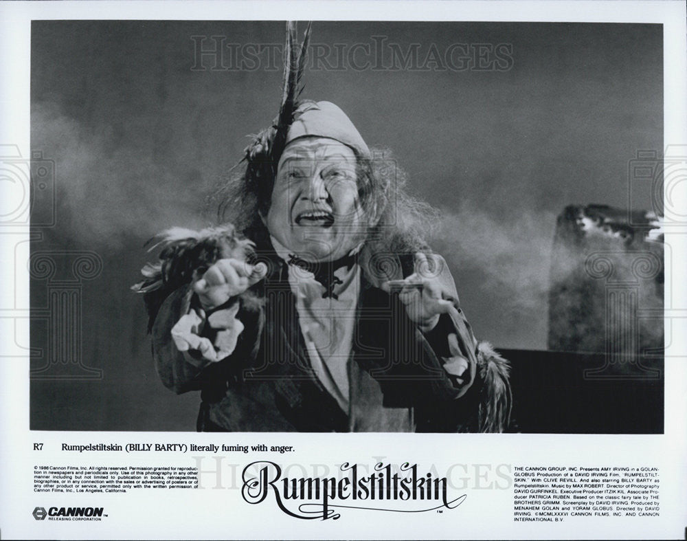 1956 Press Photo Billy Barty as Rumpelstiltskin - Historic Images