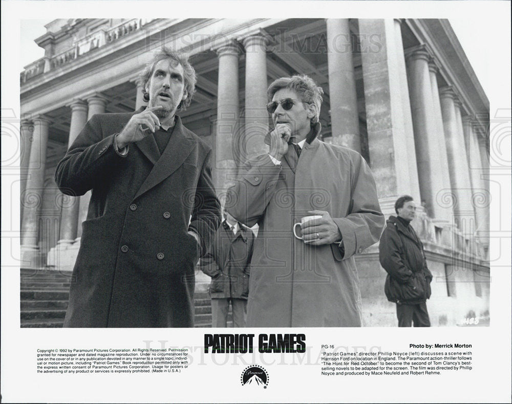 1992 Press Photo &quot;Patriot Games&quot; director Phillip Noyce - Historic Images