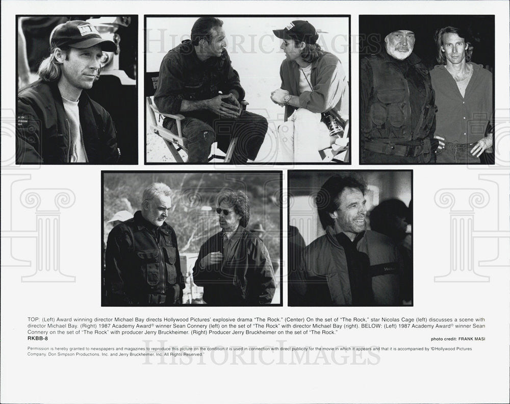 1987 Press Photo Direstor Michael Bay on &quot;The Rock&quot; - Historic Images