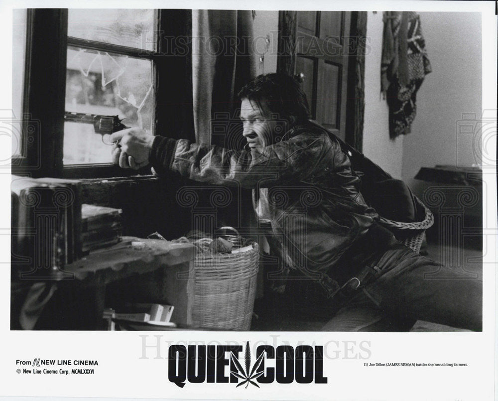 1986 Press Photo Actor James Remar Starring In &quot;Quiet Cool&quot; As Joe Dillon - Historic Images