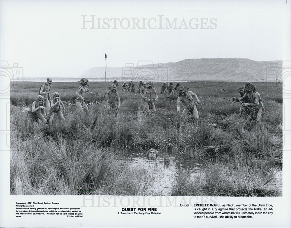 1981 Press Photo Everett McGill Quest For Fire Naoh 20th Century Fox - Historic Images