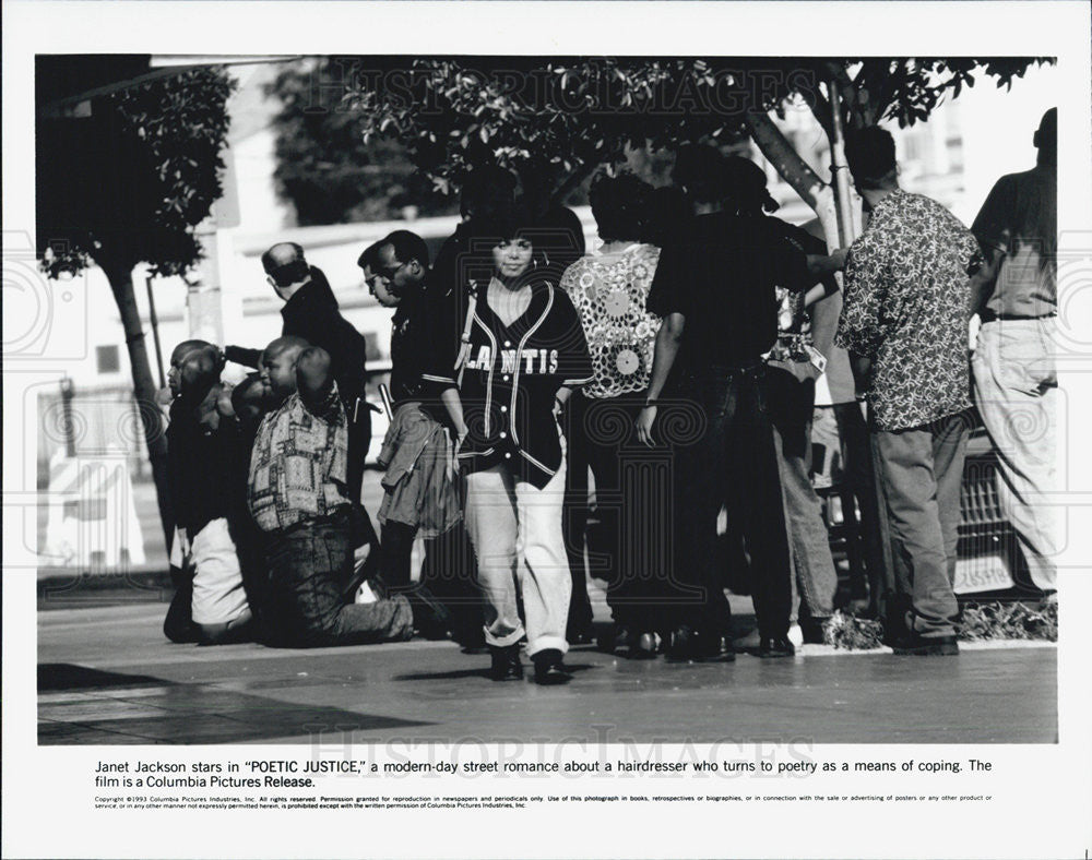 Press Photo Janet Jackson in Poetic Justice - Historic Images