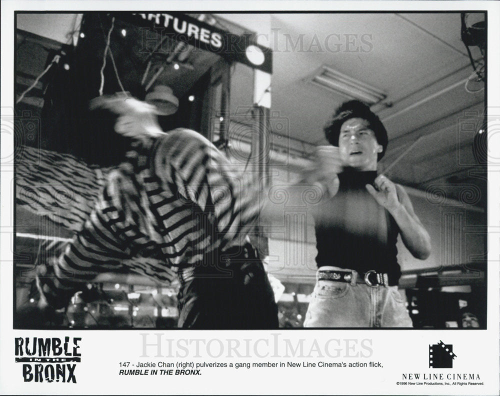 Jackie Chan in Rumble in the Bronx 1996 vintage promo photo print ...