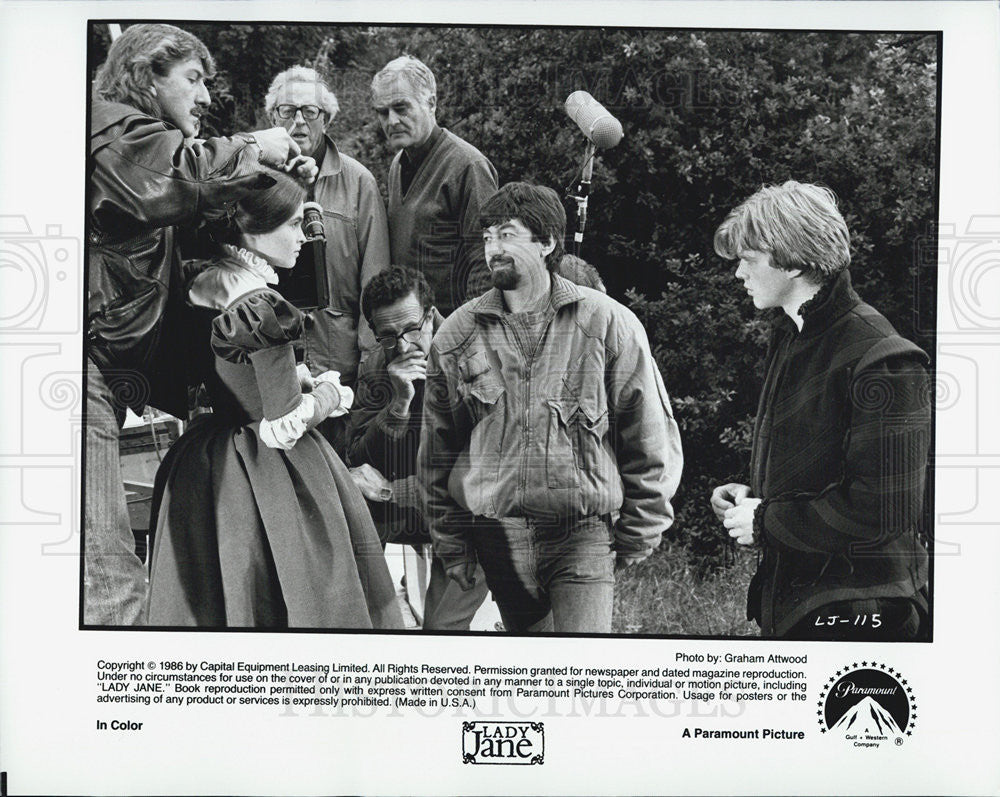 1986 Press Photo Director Trevor Nunn on   &quot;Lady Jane&quot; - Historic Images