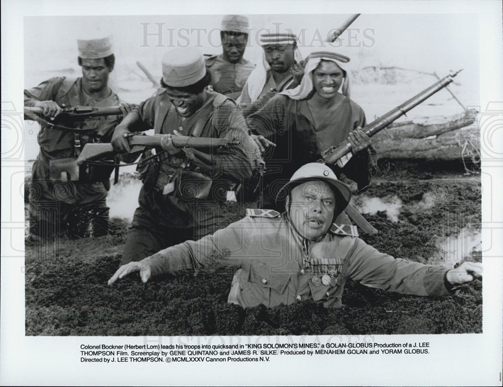 Press Photo Herbert Lorn in King Solomon&#39;s Mines - Historic Images