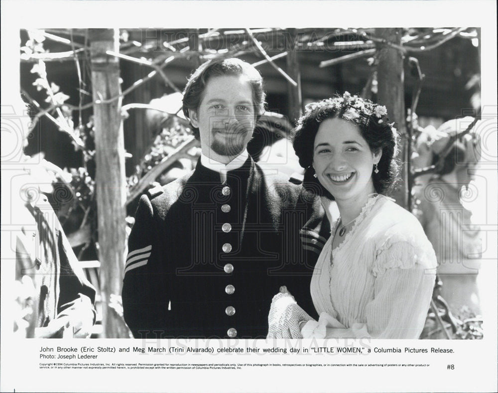 Press Photo Eric Stoltz and Trini Alvarado in Little Women - Historic Images