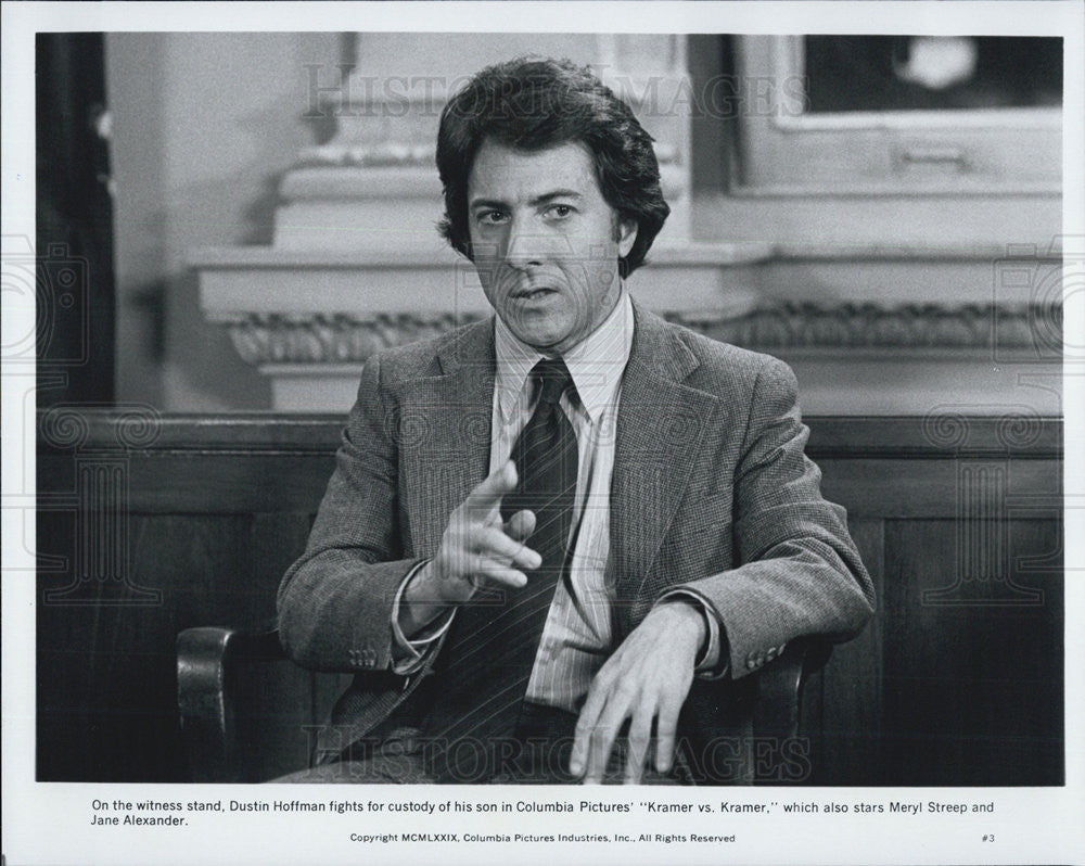 1979 Press Photo Dustin Hoffman Kramer vs. Kramer - Historic Images